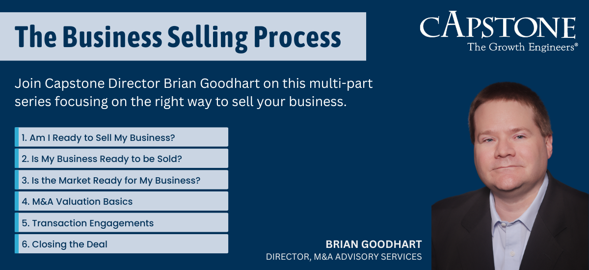 The Business Selling Process – CAPSTONE STRATEGIC, INC.